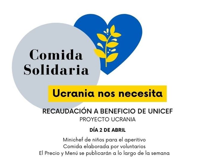 Comida solidaria a favor de Unicef Proyecto Ucrania