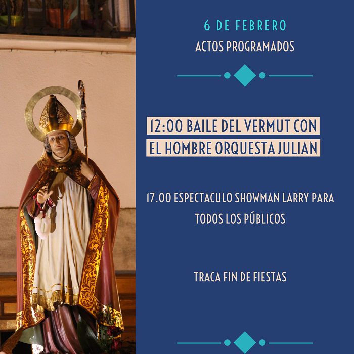 Fiestas de San Blas 2021 - Actos 6 de febrero
