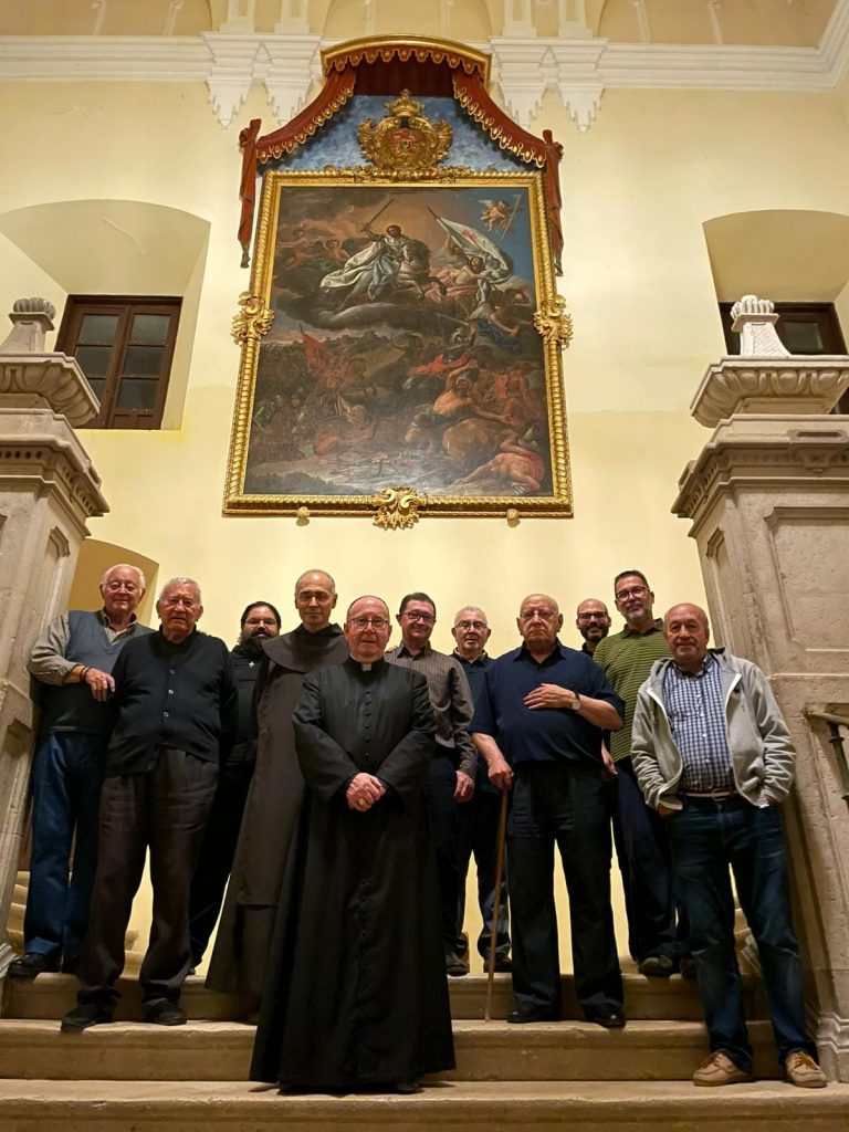 El Obispo de Cuenca visita a los sacerdotes en Uclés