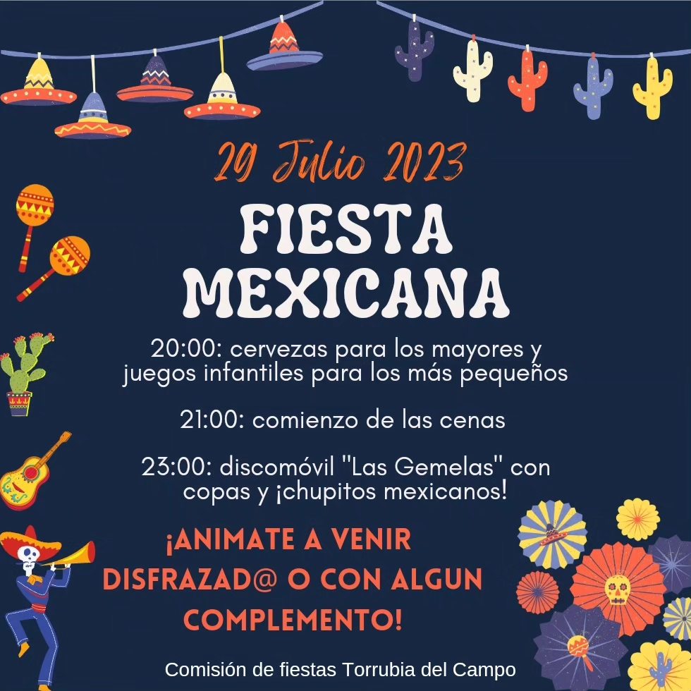 La Fiesta Mexicana protagonizará el último fin de semana de julio